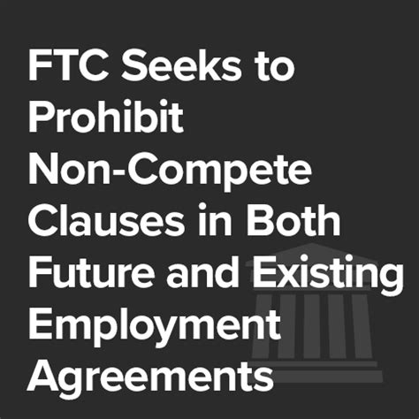 ftc on non compete clauses